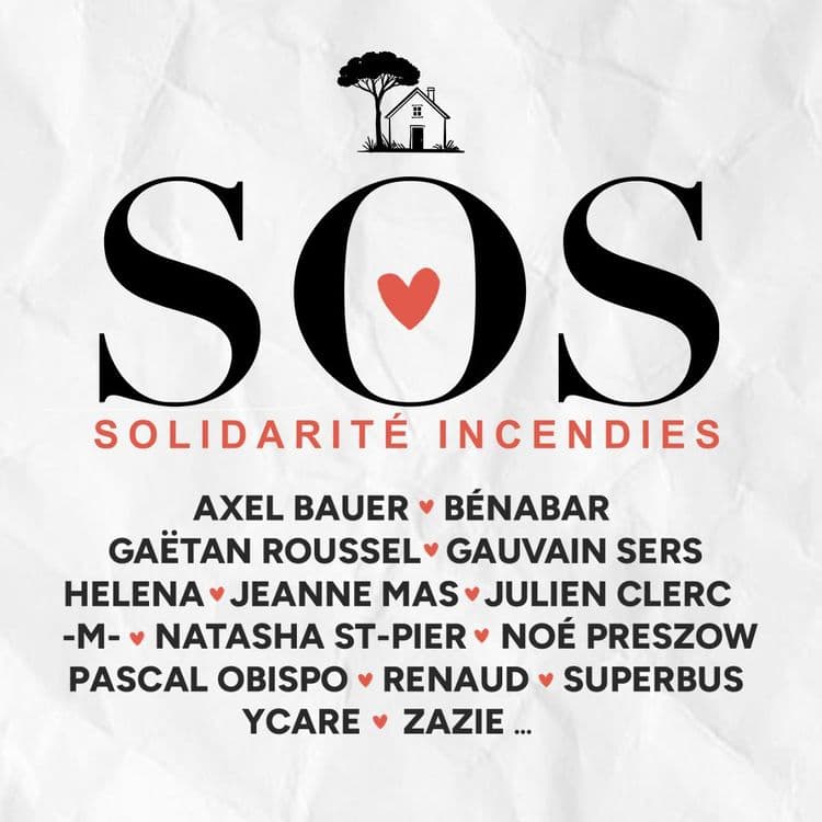 SOS Solidarité Incendies - Concert Caritatif - jeu. 27 août 2026