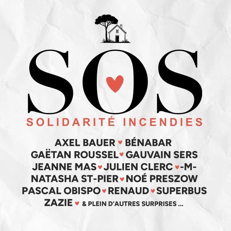 SOS Solidarité Incendies - Concert Caritatif - jeu. 27 août 2026