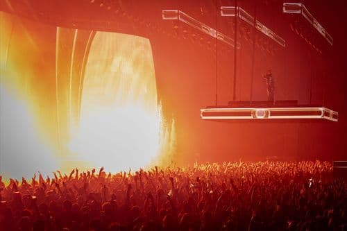 Image de l'artiste en concert.