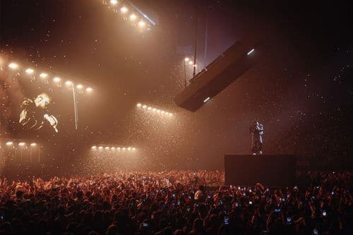 Image de l'artiste en concert.