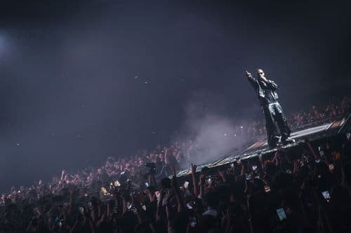 Image de l'artiste en concert.