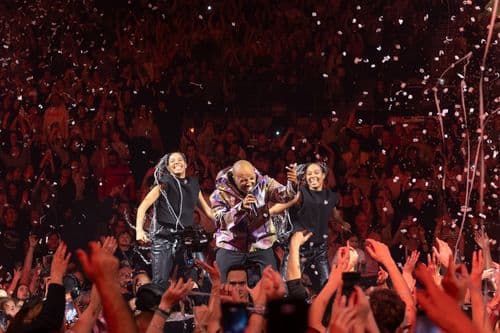 Image de l'artiste en concert.