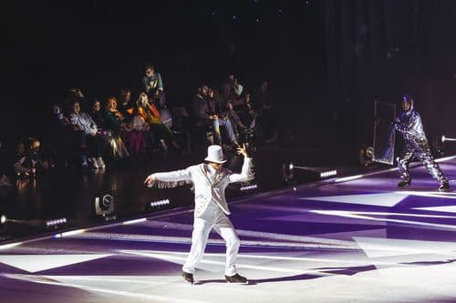 Image de l'artiste en concert.